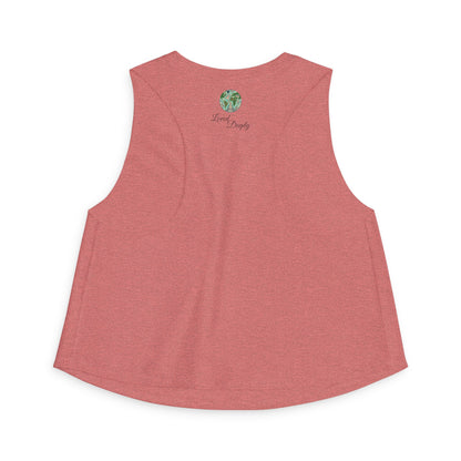Crop Top — "Moon Child" Coast Salish Celestial Graphic