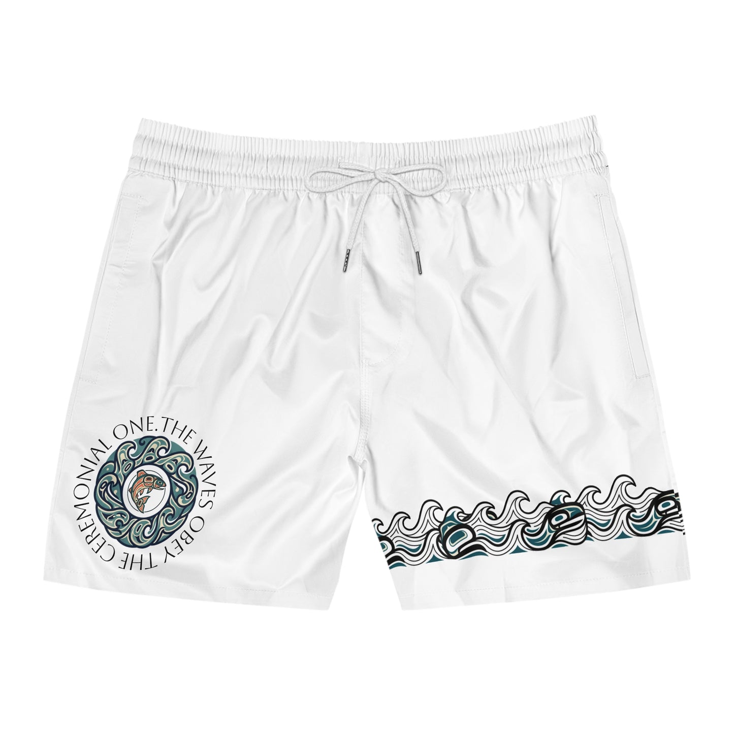 Men's Mid-Length Swim Shorts (AOP)