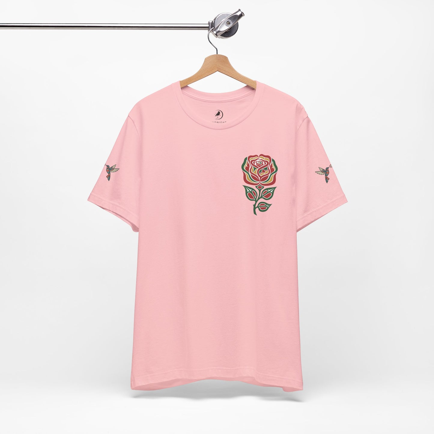 Not a Delicate Rose Tee — Born From Thorns Blooming Anyway Floral Graphic T‑Shirt