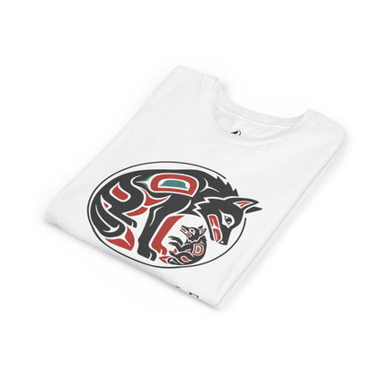 Youth Little Wolf Spirit Tee — "Little Wolf Spirit / Big Wolf Attitude" Kids Graphic T-Shirt