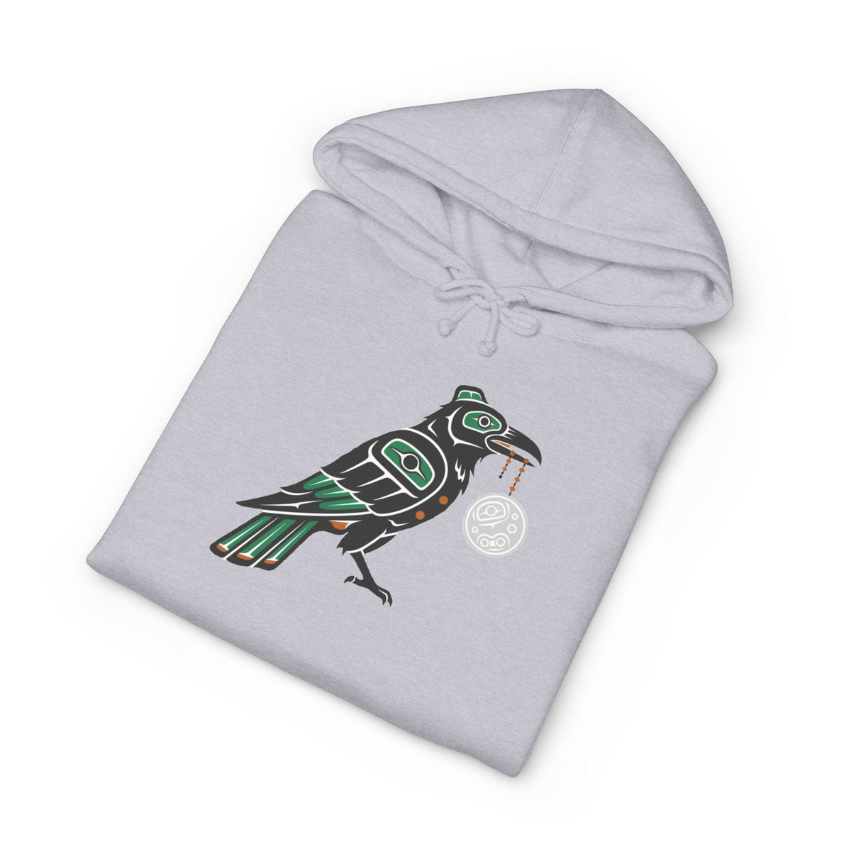 Raven Totem Hoodie — Northwest Tribal Raven Pullover
