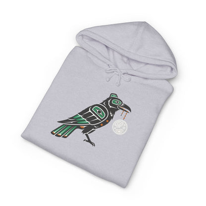 Raven Totem Hoodie — Northwest Tribal Raven Pullover