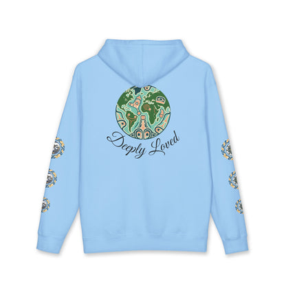 Moon Child Hoodie — Coast Salish Celestial Graphic Hooded Sweatshirt