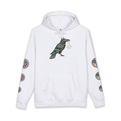 Raven Totem Hoodie — Northwest Tribal Raven Pullover