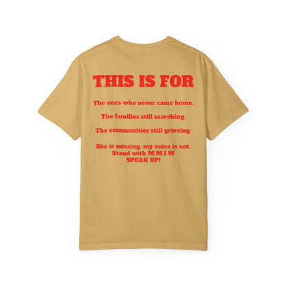 Remember Her T-Shirt — Native Rights Tribute Tee (M.M.I.W.)