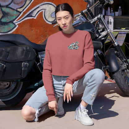 Cropped Sweatshirt — Seal & Salmon Crop Sweater