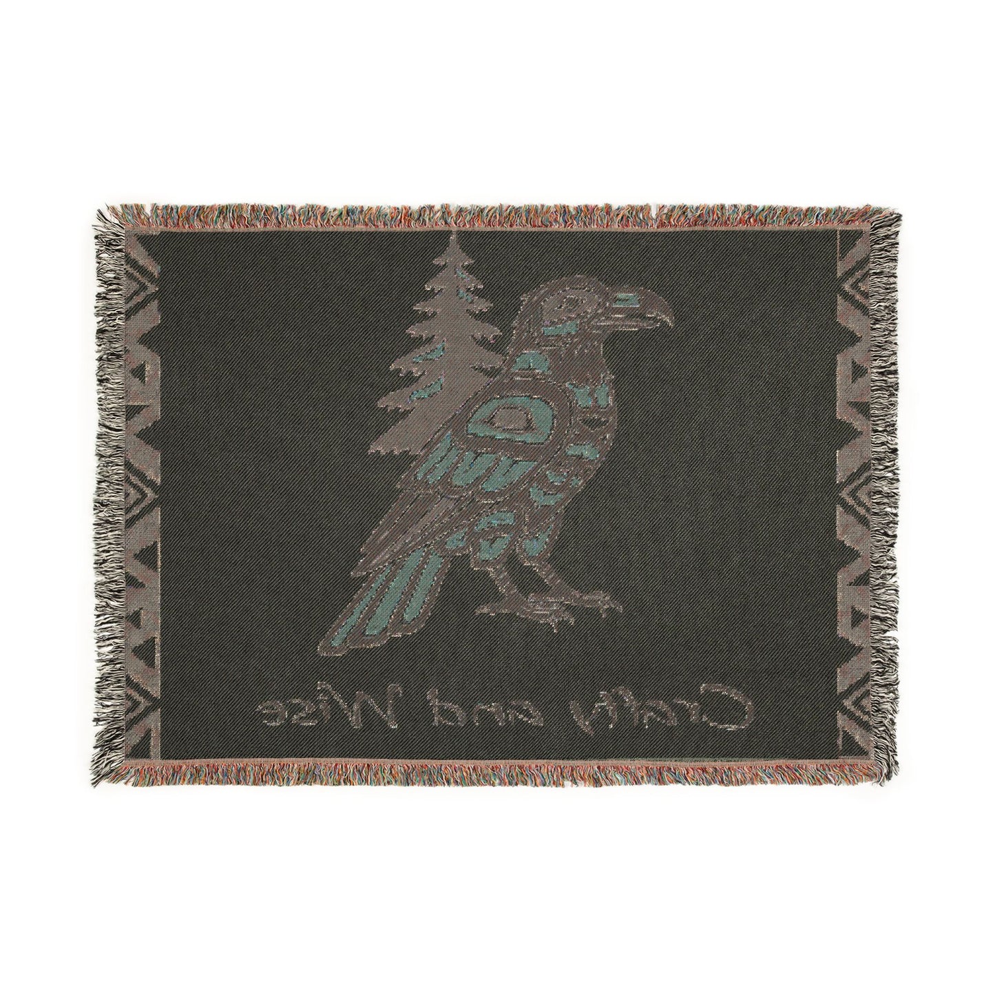 "Crafty And Wise" Woven Blanket