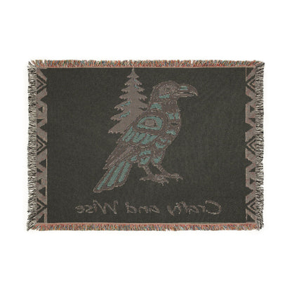 "Crafty And Wise" Woven Blanket