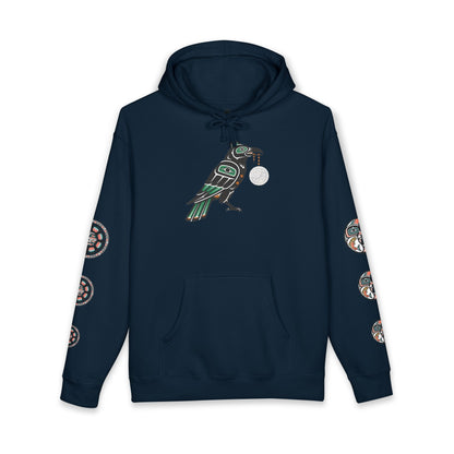 Raven Totem Hoodie — Northwest Tribal Raven Pullover
