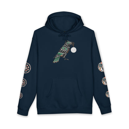 Raven Totem Hoodie — Northwest Tribal Raven Pullover