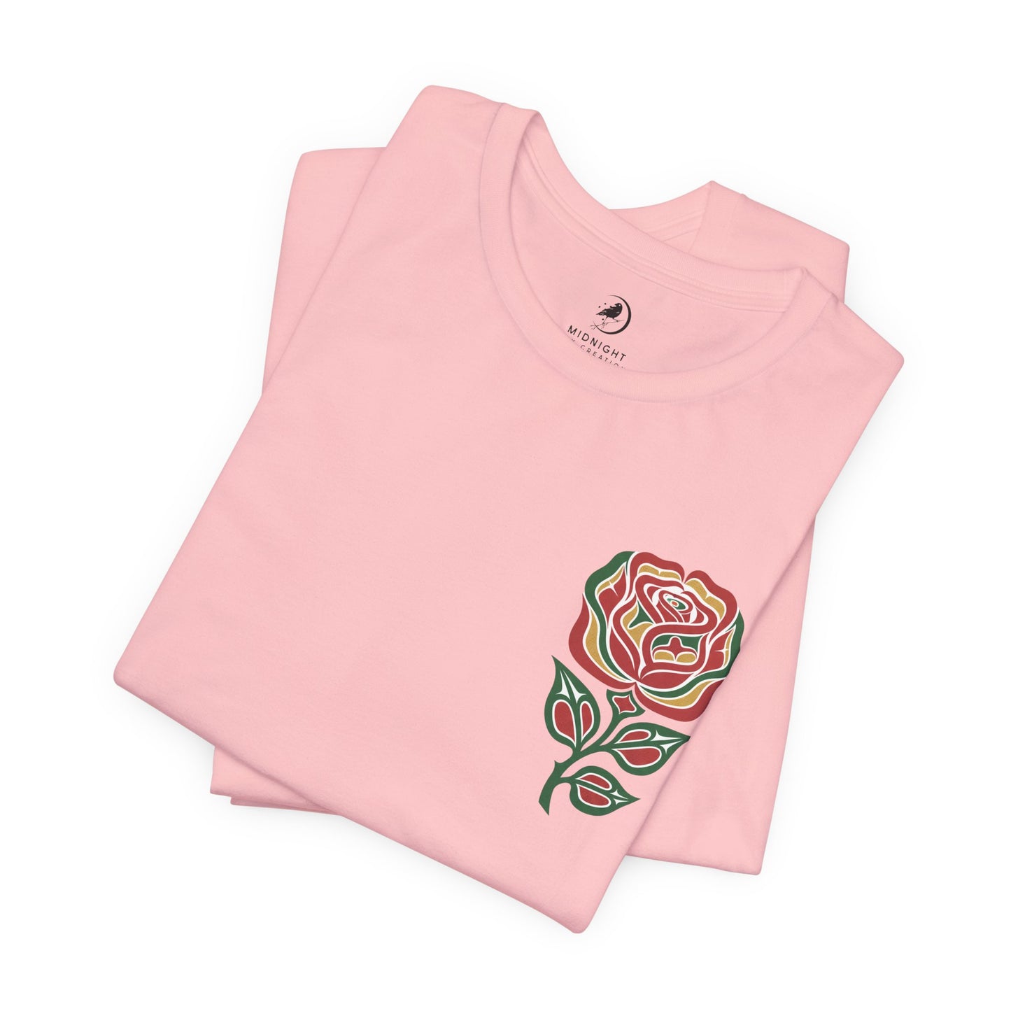 Not a Delicate Rose Tee — Born From Thorns Blooming Anyway Floral Graphic T‑Shirt