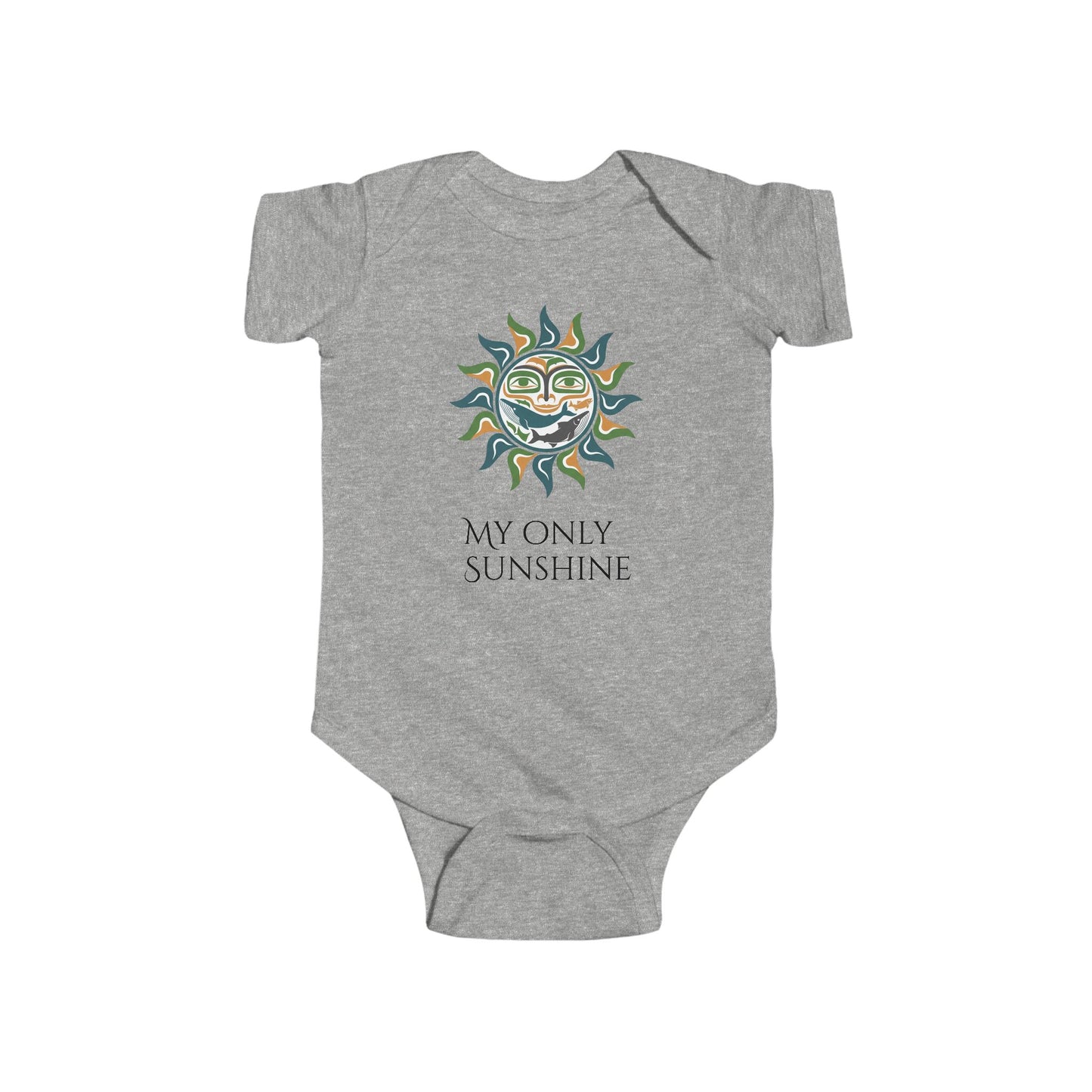 Infant Bodysuit — 'My Only Sunshine' / 'My Little Moonbeam' Sun & Moon Baby Romper
