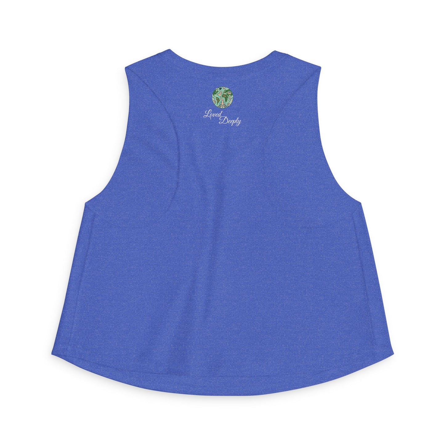 Crop Top — "Moon Child" Coast Salish Celestial Graphic