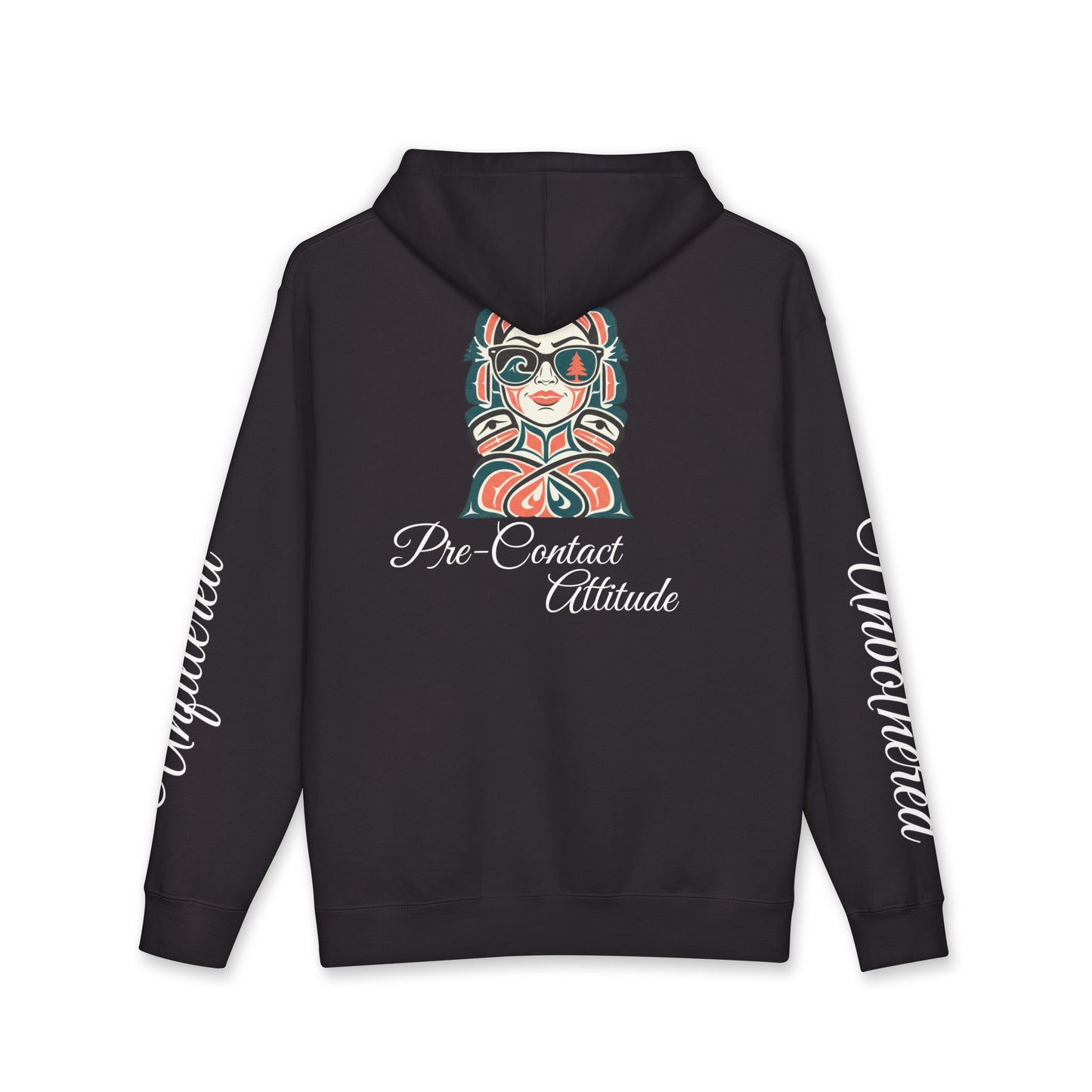 Sassy / Pre-Contact Attitude Hoodie — Indigenous design Graphic Pullover