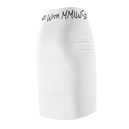 Stand With MMIW Pencil Skirt — Supportive Awareness Tribal Emblem