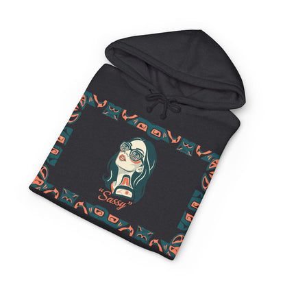Sassy / Pre-Contact Attitude Hoodie — Indigenous design Graphic Pullover