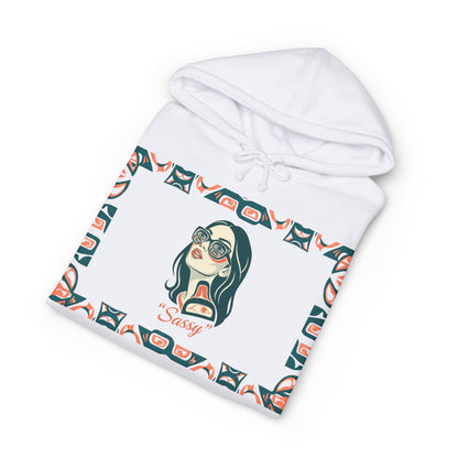 Sassy / Pre-Contact Attitude Hoodie — Indigenous design Graphic Pullover