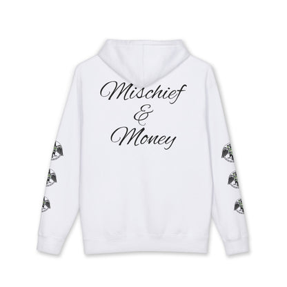 Mischief & Money Hoodie — Raven Graphic Pullover