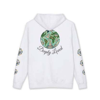 Moon Child Hoodie — Coast Salish Celestial Graphic Hooded Sweatshirt