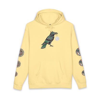 Raven Totem Hoodie — Northwest Tribal Raven Pullover
