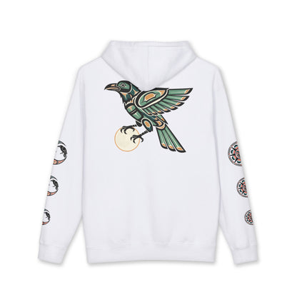 Raven Totem Hoodie — Northwest Tribal Raven Pullover