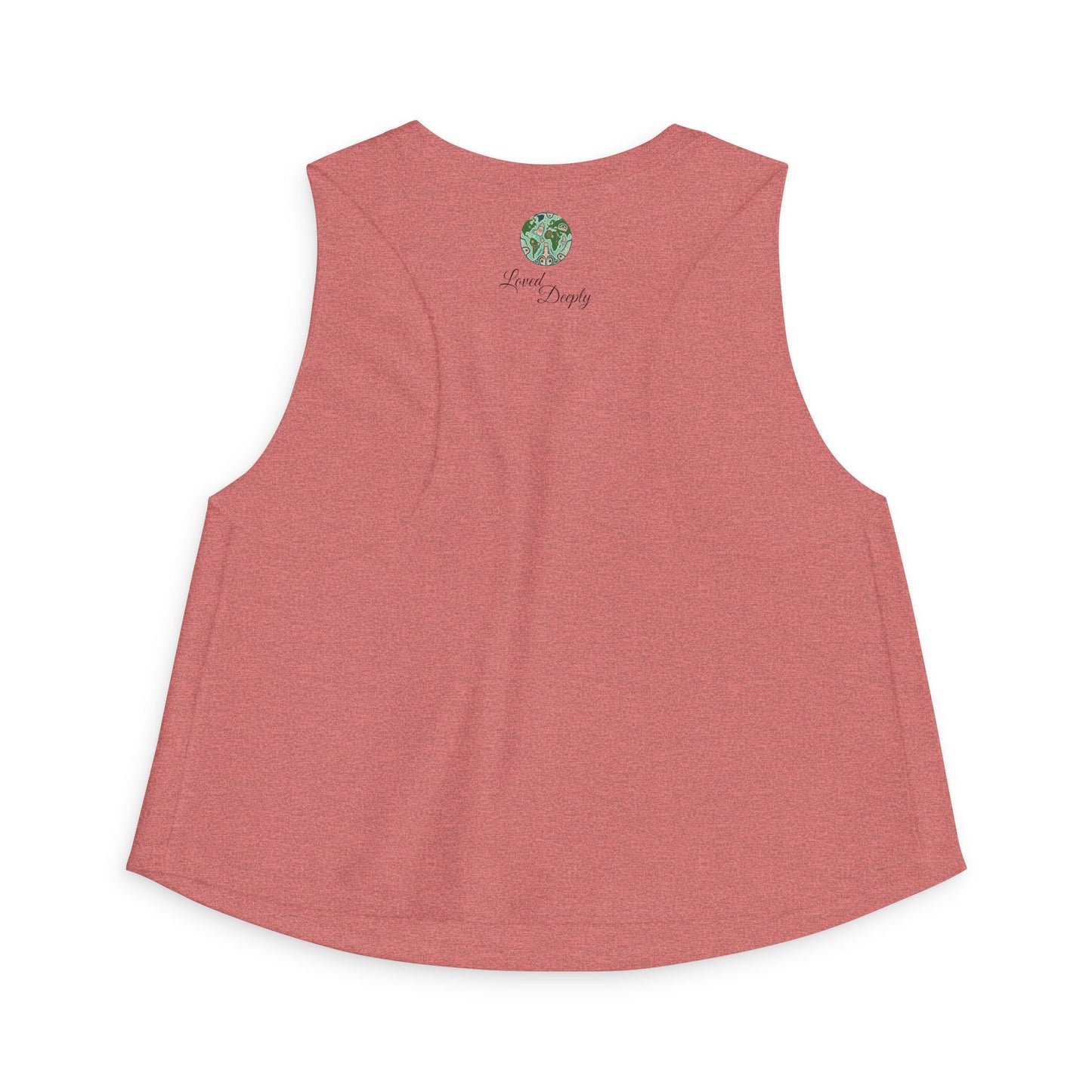 Crop Top — "Moon Child" Coast Salish Celestial Graphic